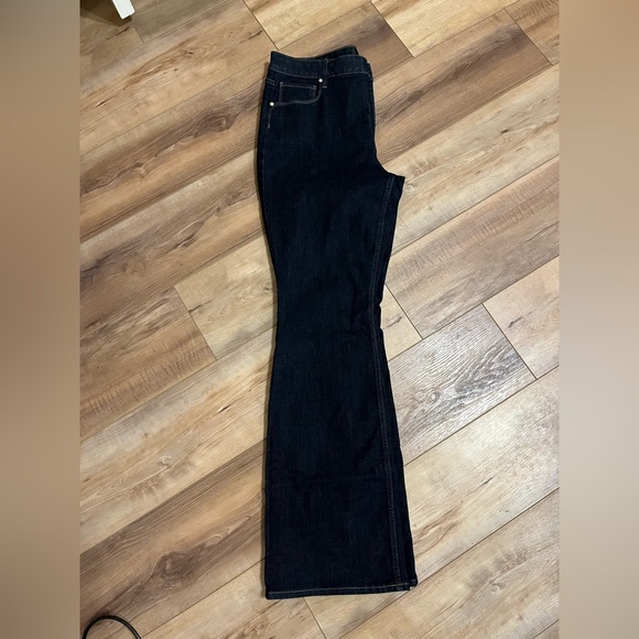 White House Black Market High Rise Sculpt Skinny Flare Jeans - Picture 9 of 14